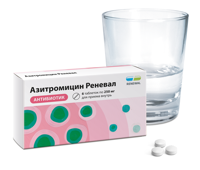 Азитромицин реневал таблетки покрытые